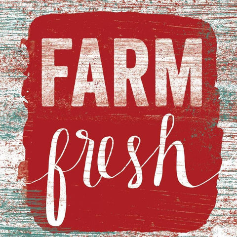 Farm Fresh Black Ornate Wood Framed Art Print with Double Matting by Doucette, Katie