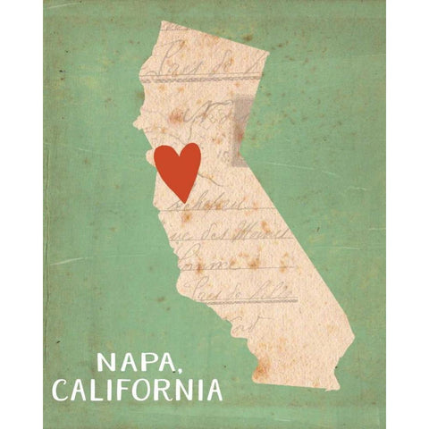 Napa Black Modern Wood Framed Art Print with Double Matting by Doucette, Katie