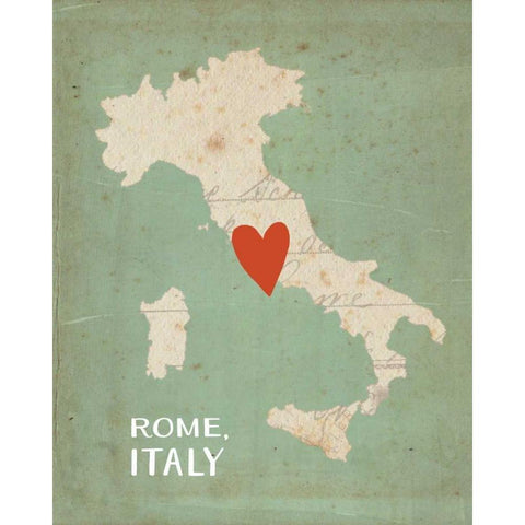 Rome White Modern Wood Framed Art Print by Doucette, Katie