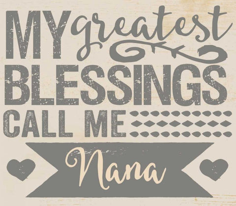 Greatest Blessings Black Ornate Wood Framed Art Print with Double Matting by Doucette, Katie