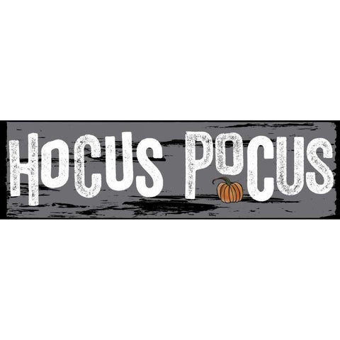 Hocus Pocus Black Modern Wood Framed Art Print with Double Matting by Doucette, Katie