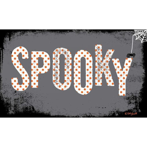 Spooky White Modern Wood Framed Art Print by Doucette, Katie