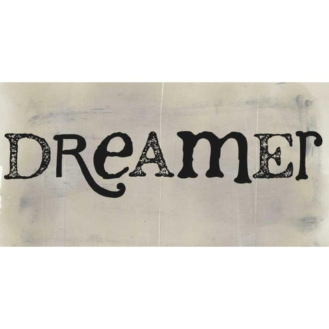 Dreamer Black Modern Wood Framed Art Print with Double Matting by Doucette, Katie