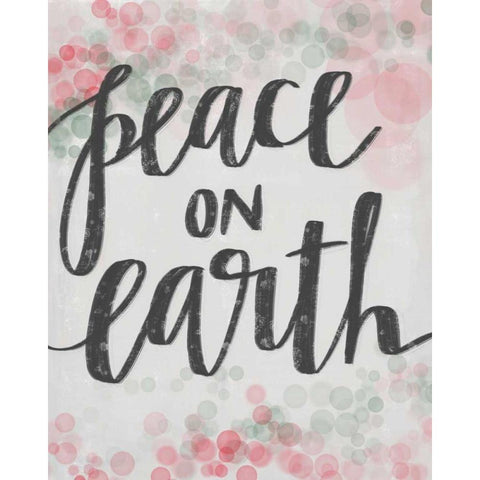 Peace II White Modern Wood Framed Art Print by Doucette, Katie