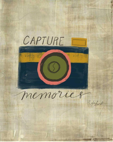 Capture Memories White Modern Wood Framed Art Print with Double Matting by Doucette, Katie