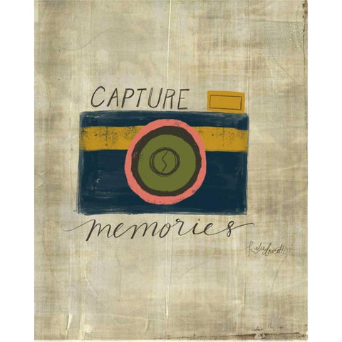 Capture Memories White Modern Wood Framed Art Print by Doucette, Katie