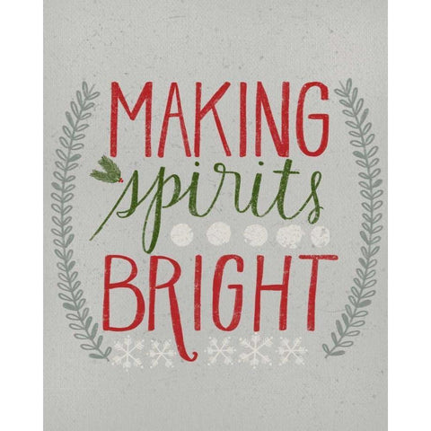 Bright Spirits White Modern Wood Framed Art Print by Doucette, Katie