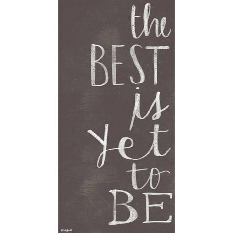 The Best to Be Black Modern Wood Framed Art Print with Double Matting by Doucette, Katie