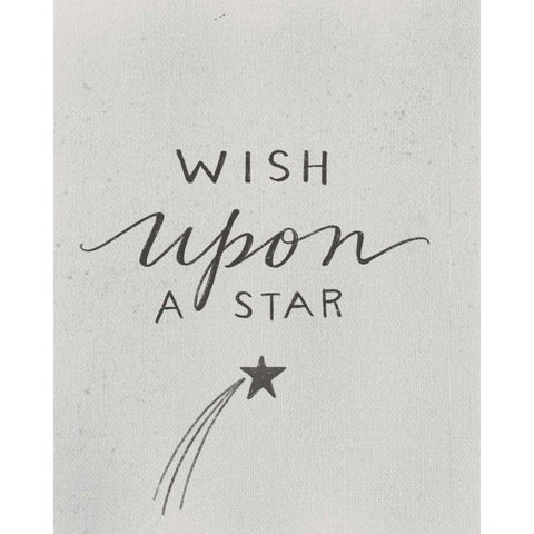 Wish Upon a Star White Modern Wood Framed Art Print by Doucette, Katie