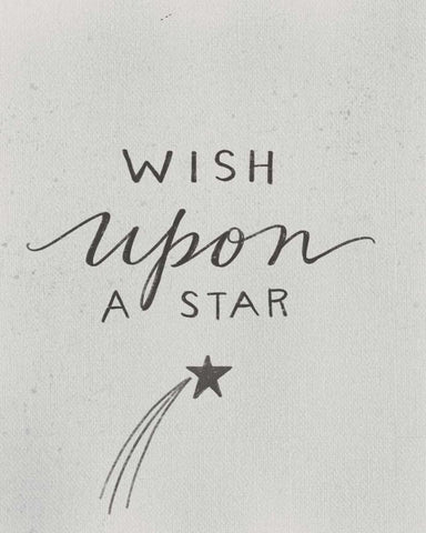 Wish Upon a Star Black Ornate Wood Framed Art Print with Double Matting by Doucette, Katie