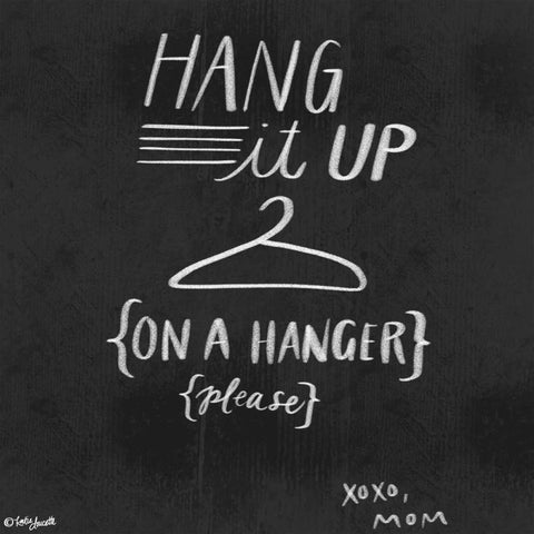 Hang It Up Black Ornate Wood Framed Art Print with Double Matting by Doucette, Katie