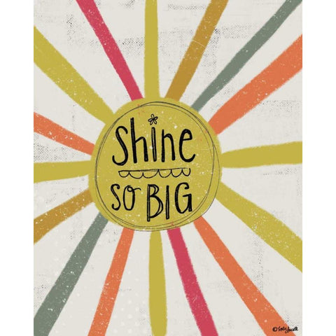 Shine So Big Gold Ornate Wood Framed Art Print with Double Matting by Doucette, Katie