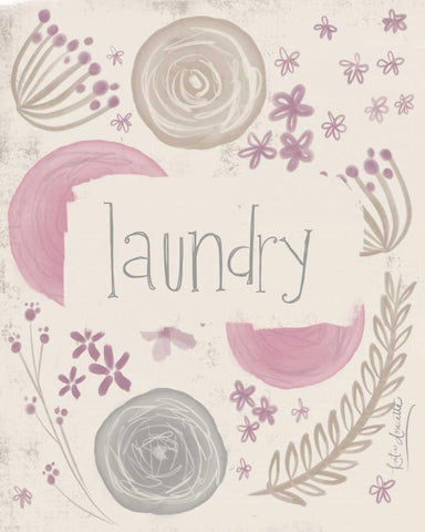 Laundry II Black Ornate Wood Framed Art Print with Double Matting by Doucette, Katie