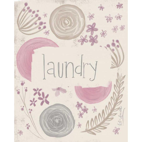 Laundry II White Modern Wood Framed Art Print by Doucette, Katie