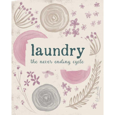 Laundry III White Modern Wood Framed Art Print by Doucette, Katie