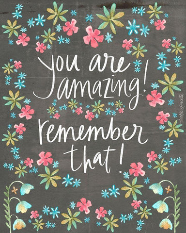 You are Amazing Black Ornate Wood Framed Art Print with Double Matting by Doucette, Katie