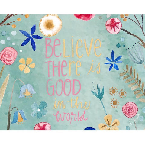 Be the Good Black Modern Wood Framed Art Print with Double Matting by Doucette, Katie
