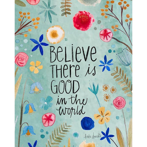 Be the Good Gold Ornate Wood Framed Art Print with Double Matting by Doucette, Katie