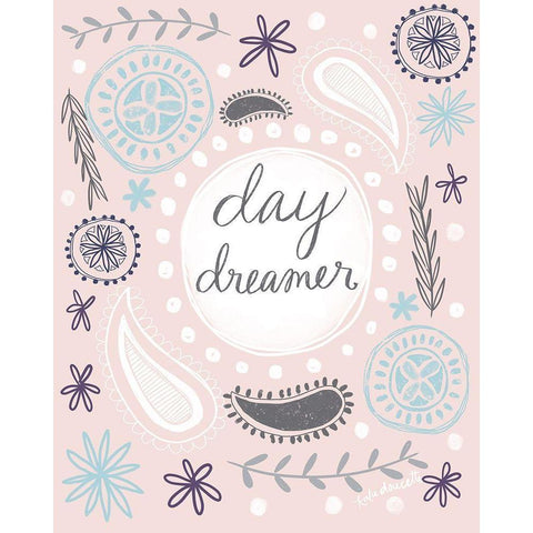 Day Dreamer White Modern Wood Framed Art Print by Doucette, Katie