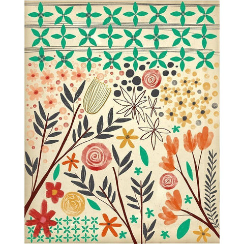 Fall Bounty Black Modern Wood Framed Art Print by Doucette, Katie