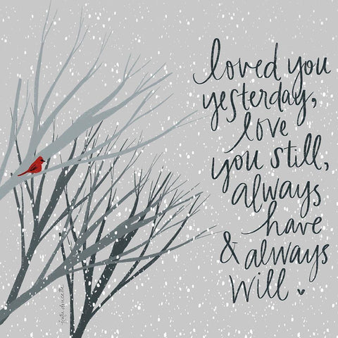 Always Have, Always Will Black Ornate Wood Framed Art Print with Double Matting by Doucette, Katie