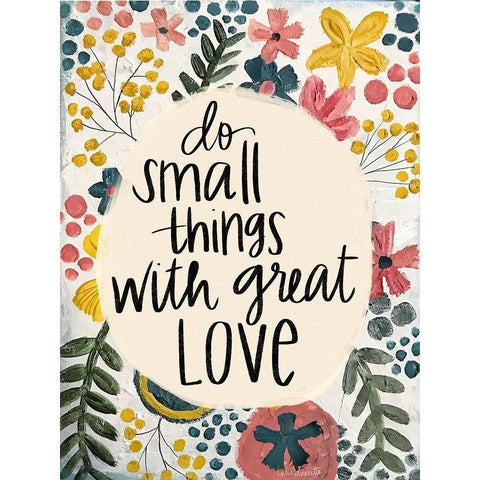 Small Things White Modern Wood Framed Art Print by Doucette, Katie