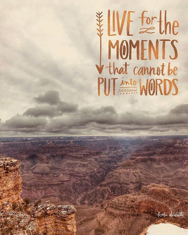 Grand Canyon Black Ornate Wood Framed Art Print with Double Matting by Doucette, Katie