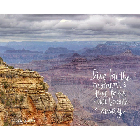 Grand Canyon II Black Modern Wood Framed Art Print with Double Matting by Doucette, Katie