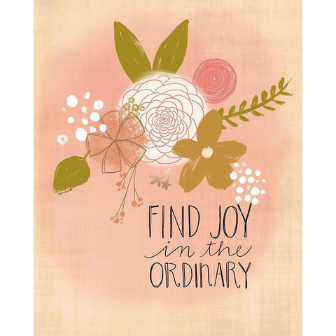 Find Joy Black Modern Wood Framed Art Print with Double Matting by Doucette, Katie