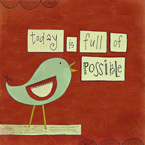 Possible 88 Black Modern Wood Framed Art Print by Doucette, Katie