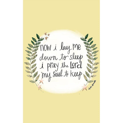 Prayer Black Modern Wood Framed Art Print with Double Matting by Doucette, Katie