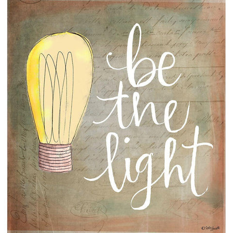 Be the Light II Gold Ornate Wood Framed Art Print with Double Matting by Doucette, Katie
