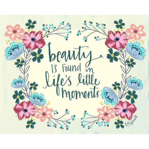 Lifes Little Moments Gold Ornate Wood Framed Art Print with Double Matting by Doucette, Katie