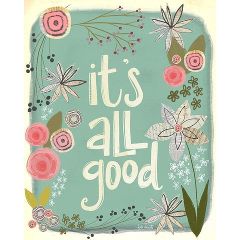 All Good Spring White Modern Wood Framed Art Print by Doucette, Katie