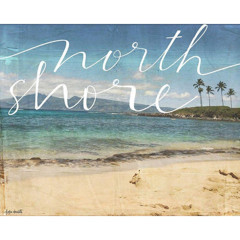 North Shore White Modern Wood Framed Art Print by Doucette, Katie