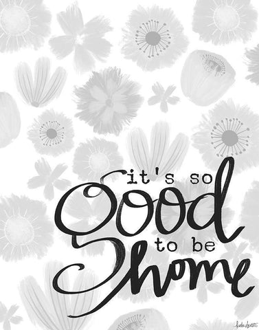 Good to be Home White Modern Wood Framed Art Print with Double Matting by Doucette, Katie