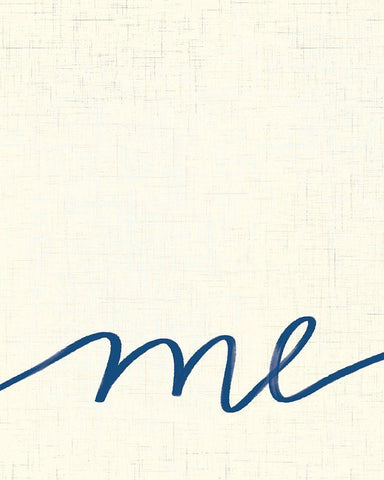 Me Black Ornate Wood Framed Art Print with Double Matting by Doucette, Katie