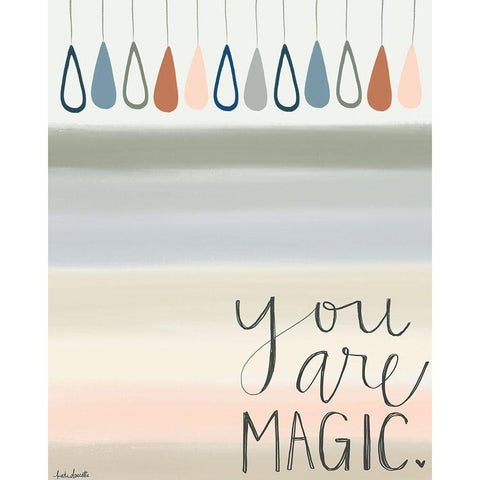 You Are Magic Gold Ornate Wood Framed Art Print with Double Matting by Doucette, Katie