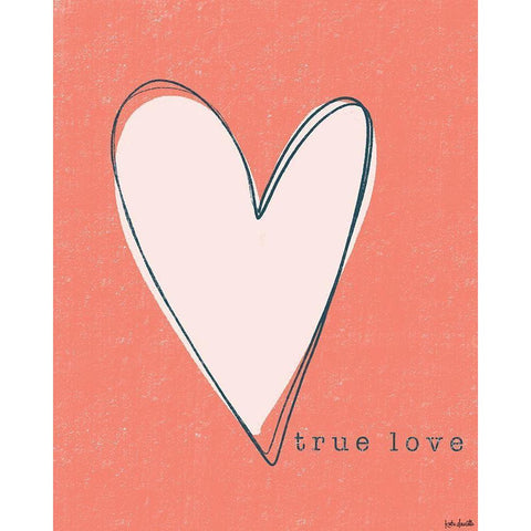 True Love Gold Ornate Wood Framed Art Print with Double Matting by Doucette, Katie