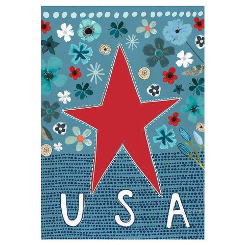 USA Black Modern Wood Framed Art Print with Double Matting by Doucette, Katie