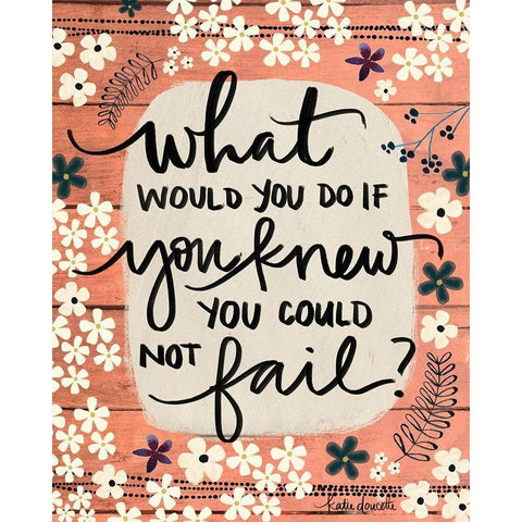 What Would You Do Black Modern Wood Framed Art Print with Double Matting by Doucette, Katie