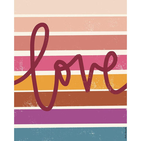 Love Black Modern Wood Framed Art Print by Doucette, Katie