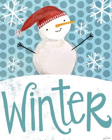 Winter Black Ornate Wood Framed Art Print with Double Matting by Doucette, Katie