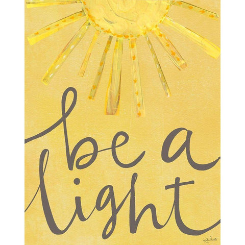 Be a Light Black Modern Wood Framed Art Print with Double Matting by Doucette, Katie