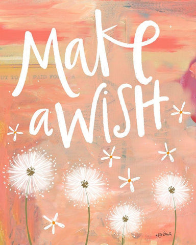 Make a Wish Black Ornate Wood Framed Art Print with Double Matting by Doucette, Katie