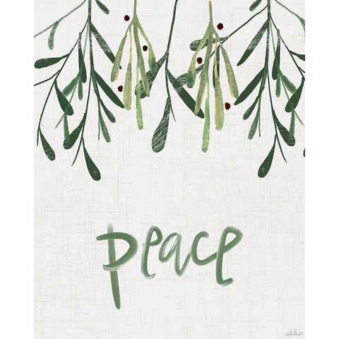 Peace   White Modern Wood Framed Art Print by Doucette, Katie