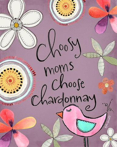 Choosy Moms Black Ornate Wood Framed Art Print with Double Matting by Doucette, Katie