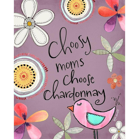 Choosy Moms Gold Ornate Wood Framed Art Print with Double Matting by Doucette, Katie