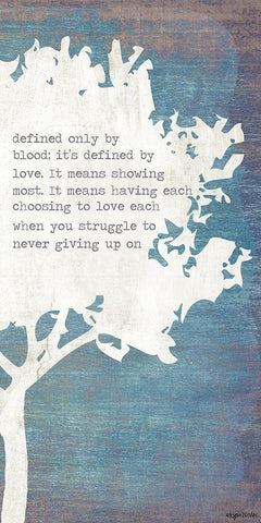 Right Tree Black Ornate Wood Framed Art Print with Double Matting by Brown, Kyra