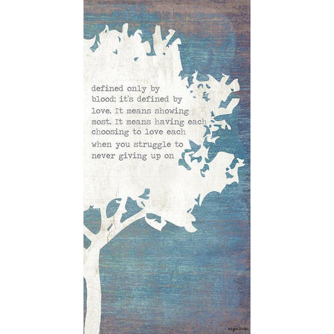 Right Tree Black Modern Wood Framed Art Print by Brown, Kyra